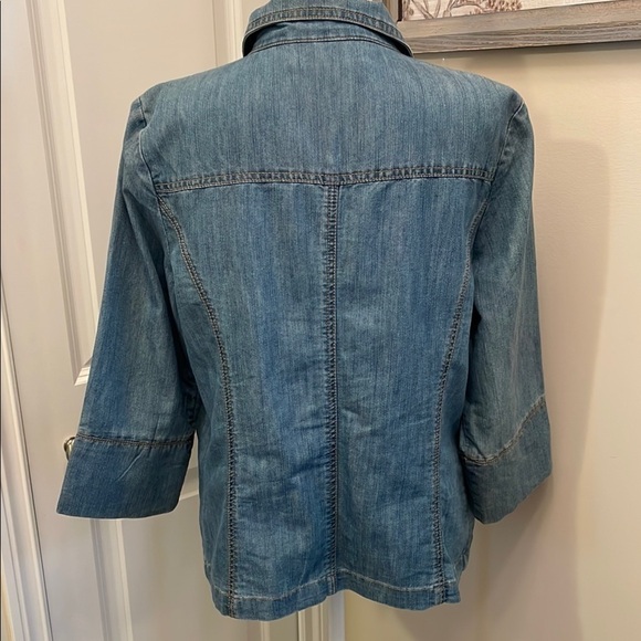 Motto Blue Jean Jacket Relaxed Fit Medium EUC - Picture 6 of 12